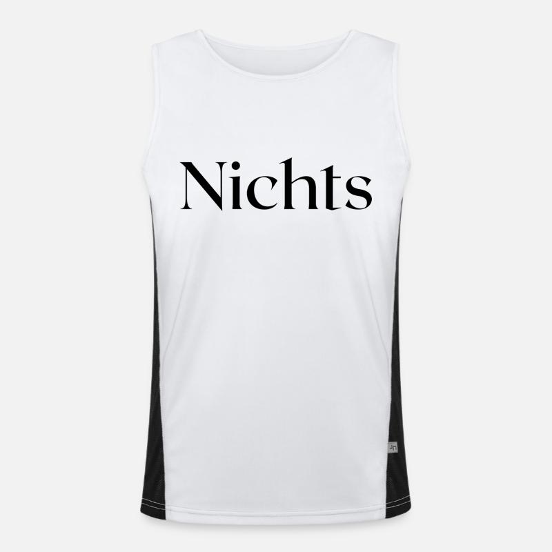 Nichts Funktionelles Kontrast-Tank Top für Männer 