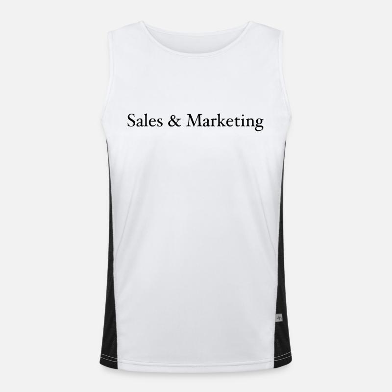 Vertrieb und Marketing Funktionelles Kontrast-Tank Top für Männer 
