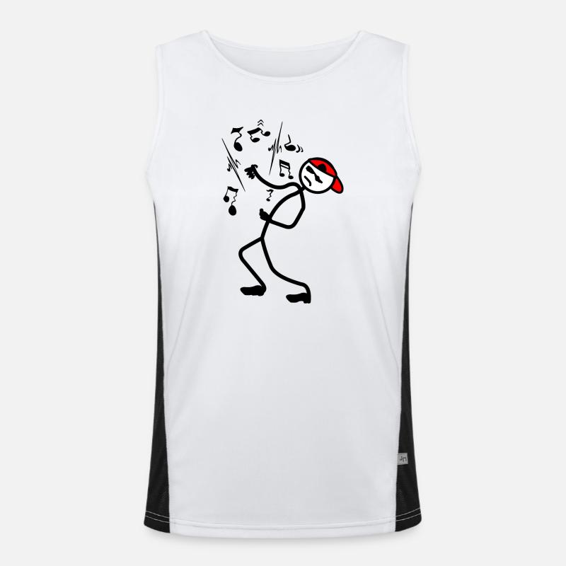 Air Guitar Men's Functional Contrast Tank Top 