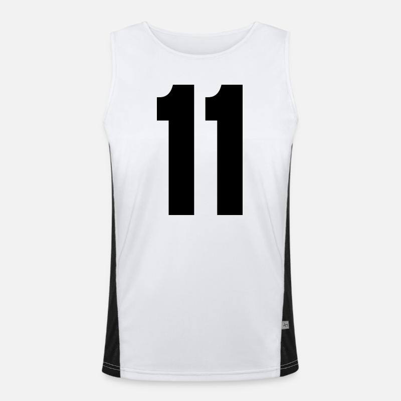 11 numbers Men's Functional Contrast Tank Top 