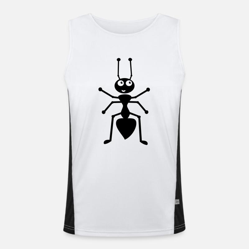 Ameise Funktionelles Kontrast-Tank Top für Männer 