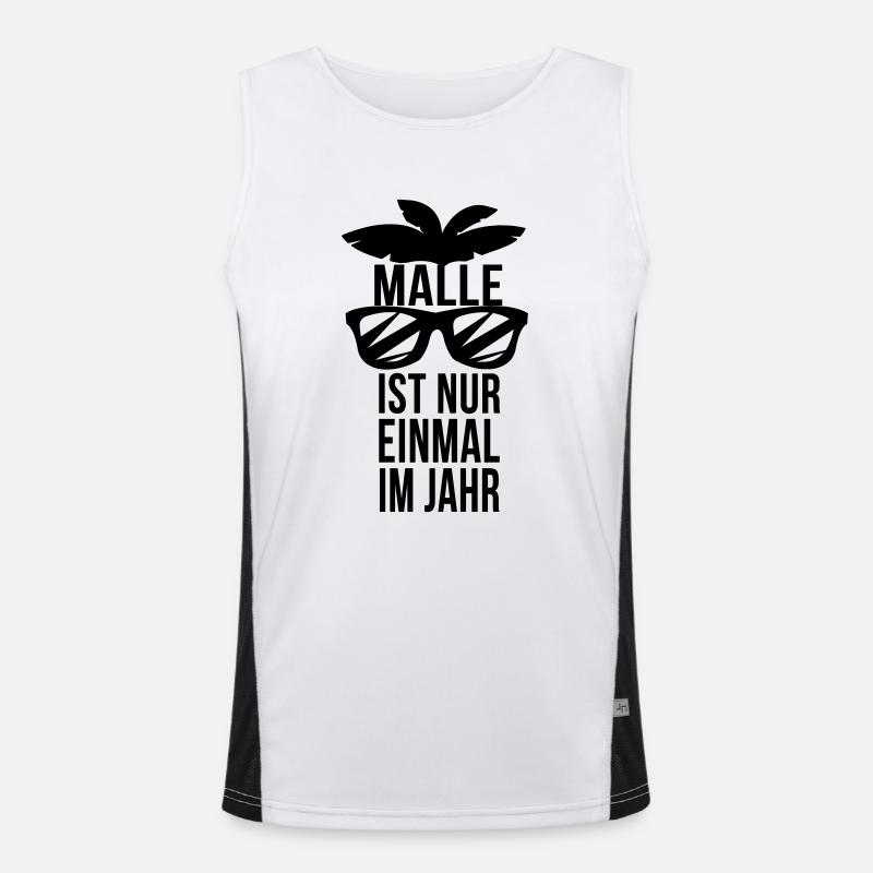 mallorca Funktionelles Kontrast-Tank Top für Männer 