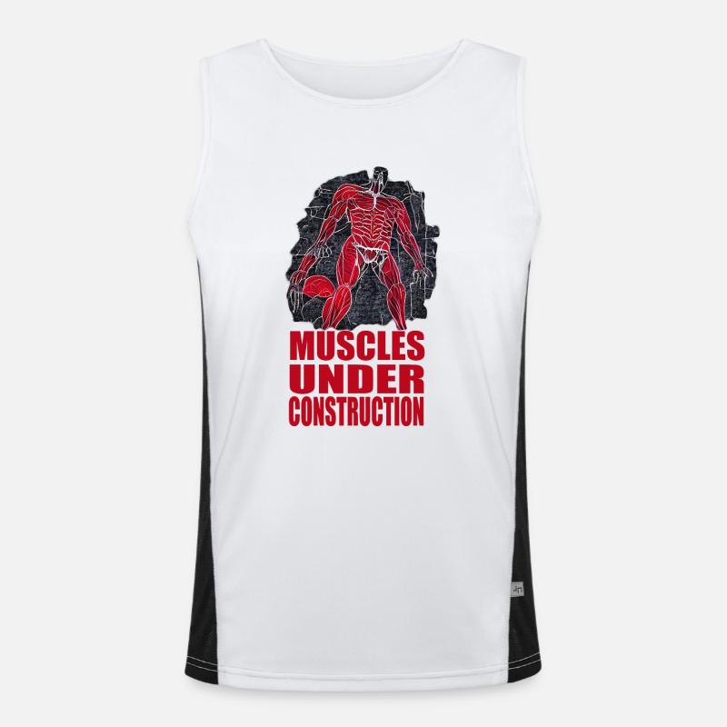 Muscles Under Construction Men's Functional Contrast Tank Top 