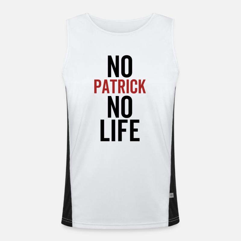 Pas de Patrick Pas de vie Débardeur respirant contrasté Homme 