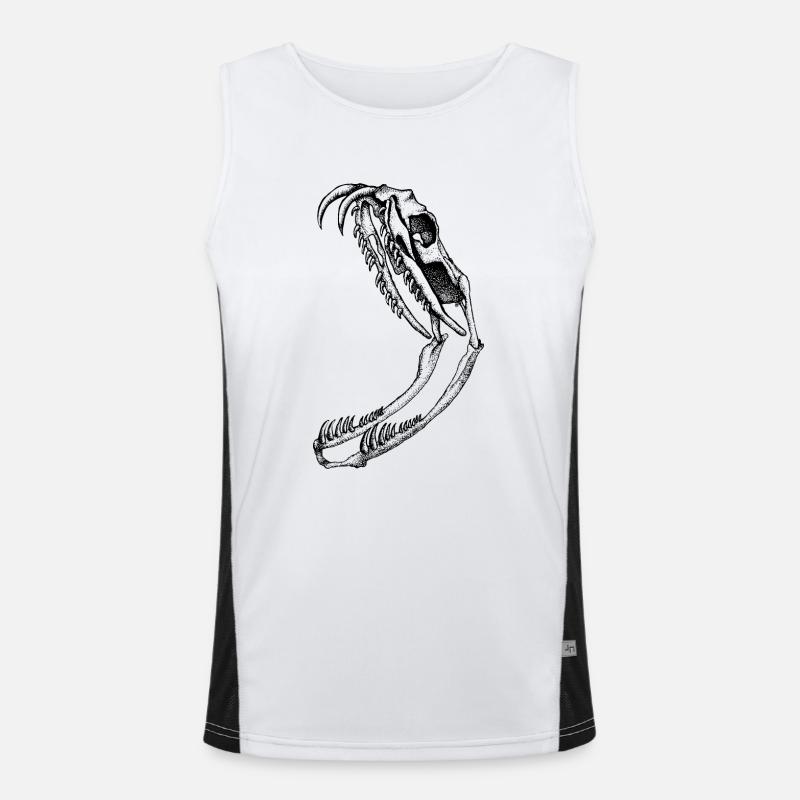 Crâne de serpent Débardeur respirant contrasté Homme 