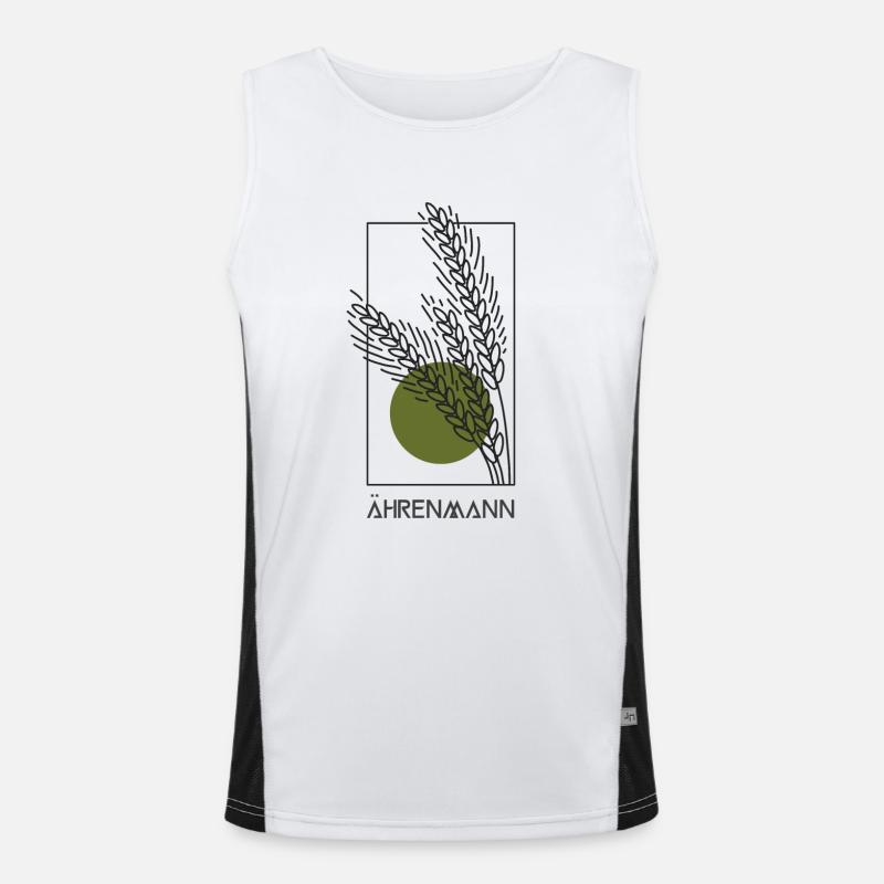 Ährenmann Funktionelles Kontrast-Tank Top für Männer 