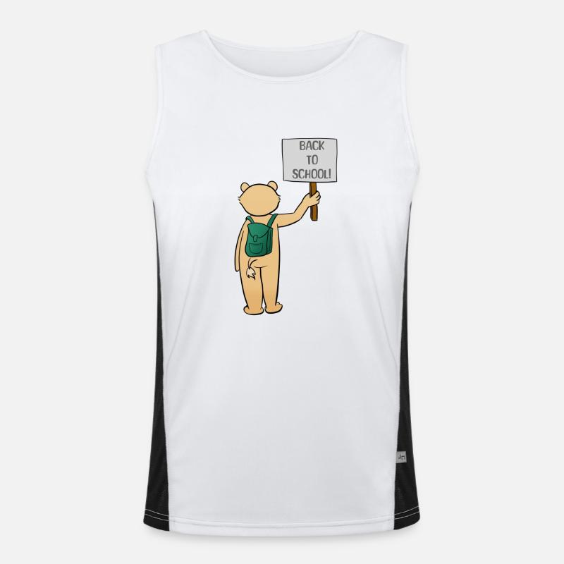 Back to School Men's Functional Contrast Tank Top 