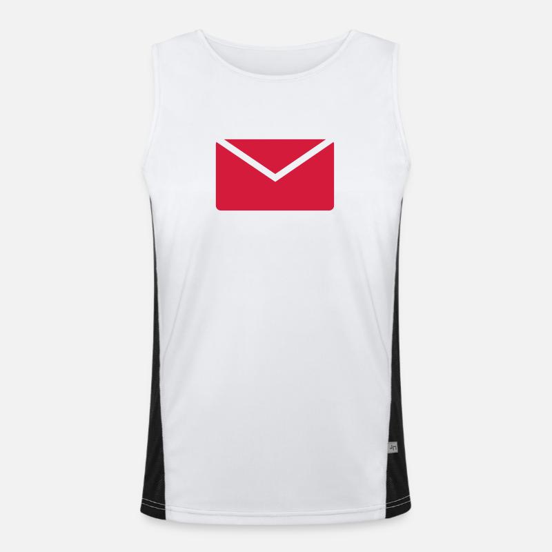 Brief Funktionelles Kontrast-Tank Top für Männer 