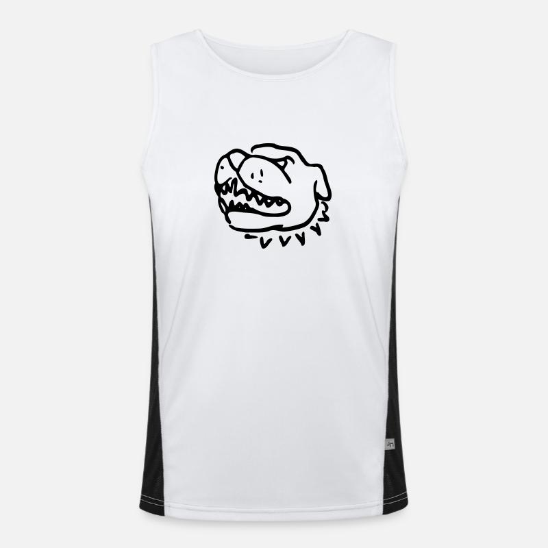 attack dog Men's Functional Contrast Tank Top 