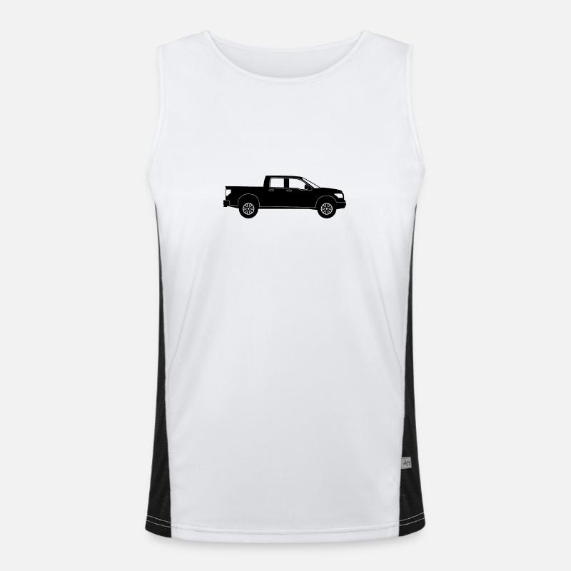 Pick-up Funktionelles Kontrast-Tank Top für Männer 