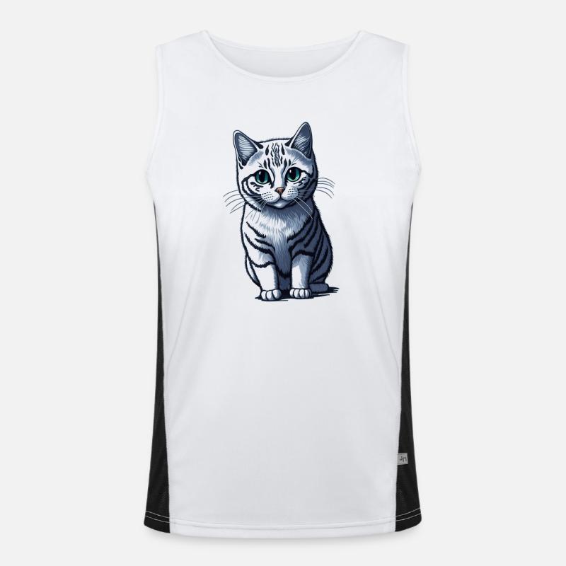 Kitten Men's Functional Contrast Tank Top 