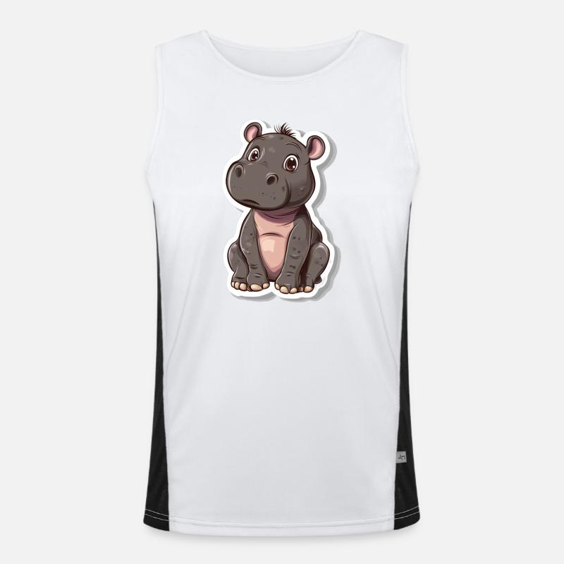 Hippopotame Débardeur respirant contrasté Homme 