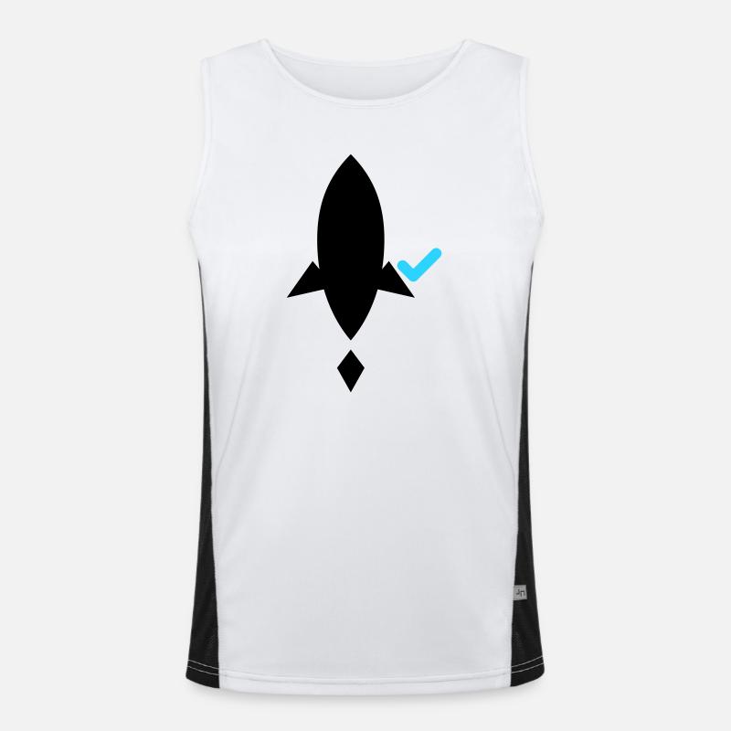 Ship it (after tests pass) – Developer CI/CD Funktionelles Kontrast-Tank Top für Männer