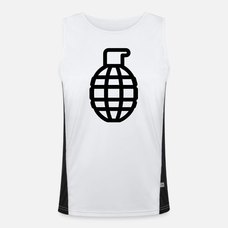 Grenada Funktionelles Kontrast-Tank Top für Männer 