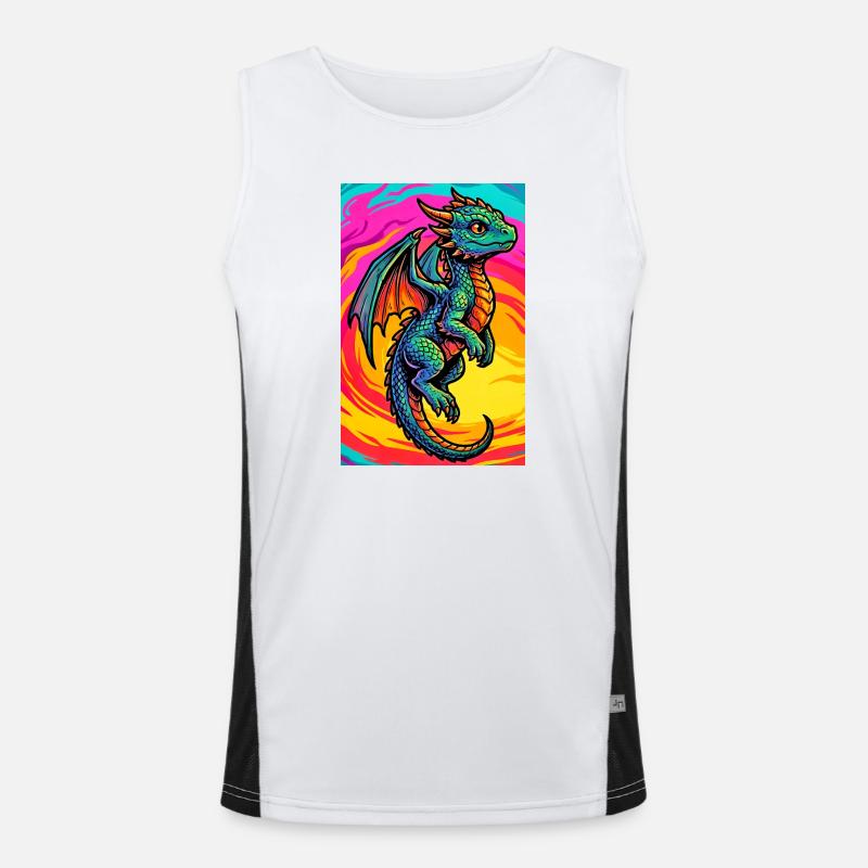 dragon Débardeur respirant contrasté Homme 