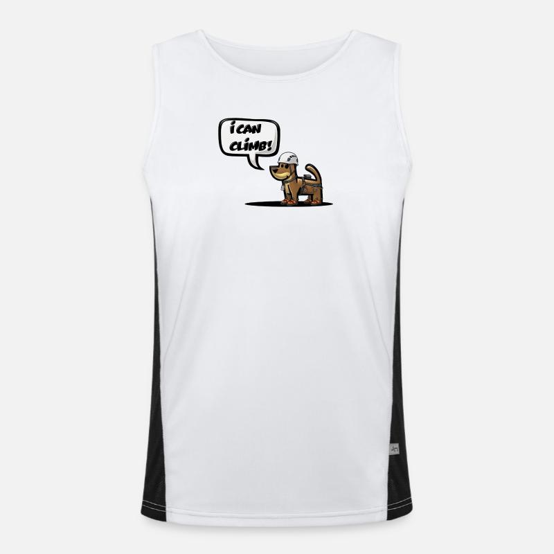 JE PEUX GRIMPER ! Débardeur respirant contrasté Homme 