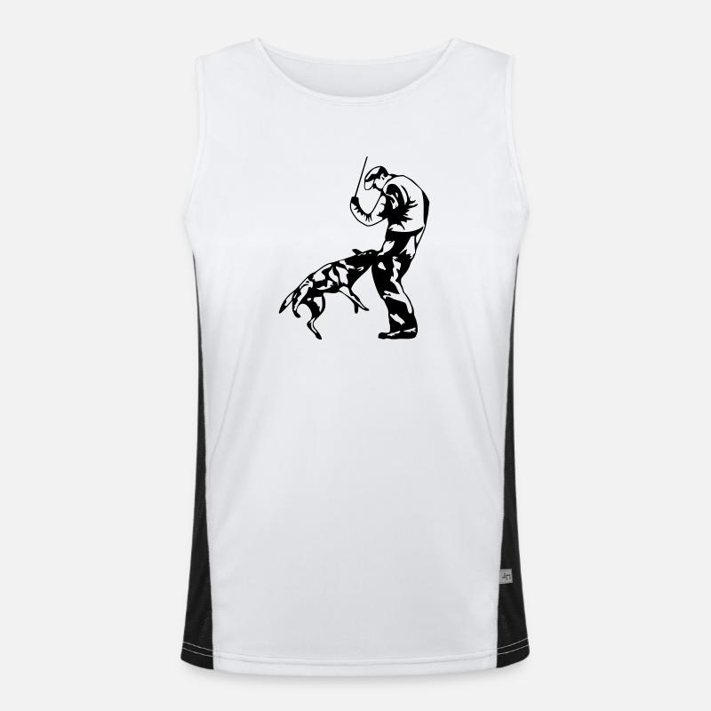 Sportbiss (G) Funktionelles Kontrast-Tank Top für Männer 