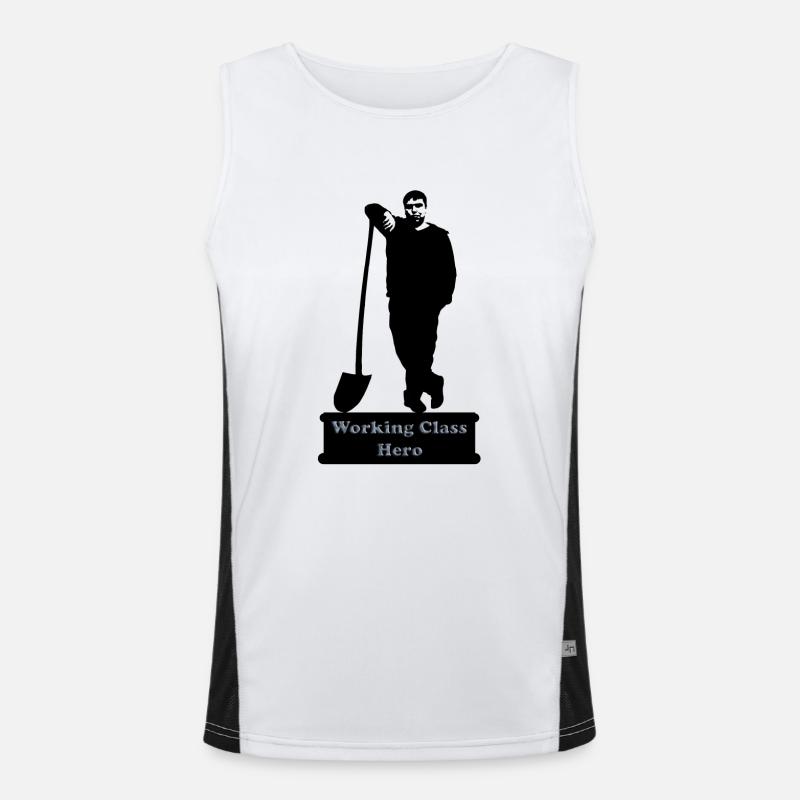 working_class_hero_3 Débardeur respirant contrasté Homme 