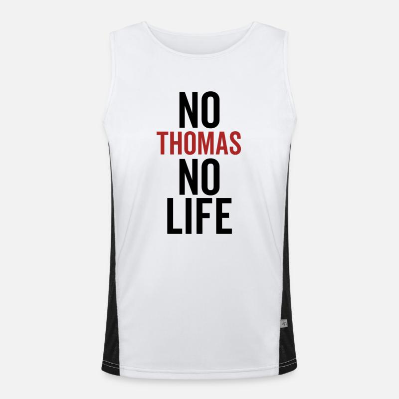Pas de Thomas Pas de vie Débardeur respirant contrasté Homme 