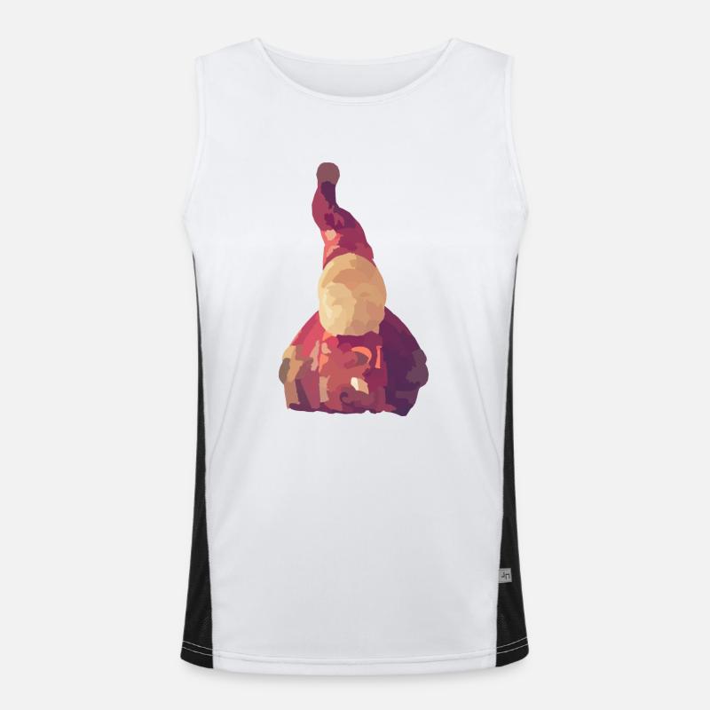 Weihnachtsmann Funktionelles Kontrast-Tank Top für Männer 