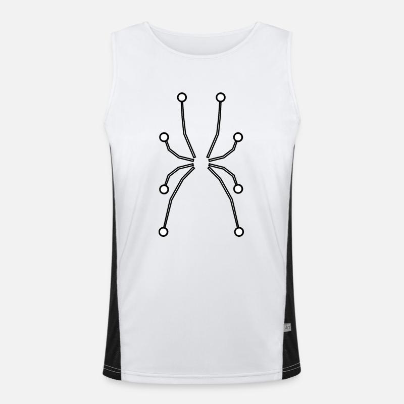 Spider Legs Tech Men's Functional Contrast Tank Top 