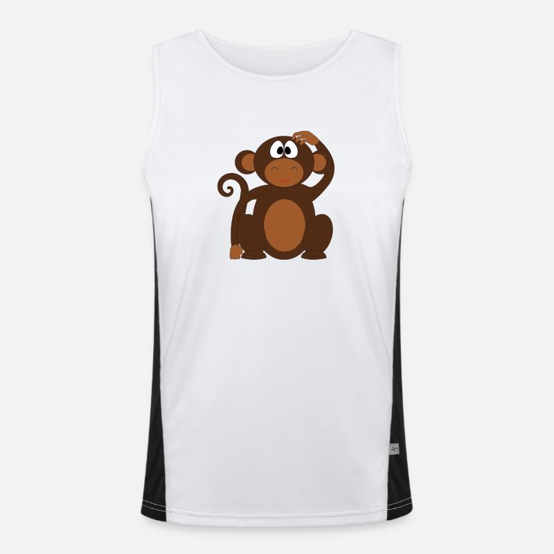 monkey Men's Functional Contrast Tank Top 