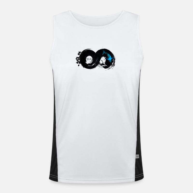 Infinite Improbability Funktionelles Kontrast-Tank Top für Männer 
