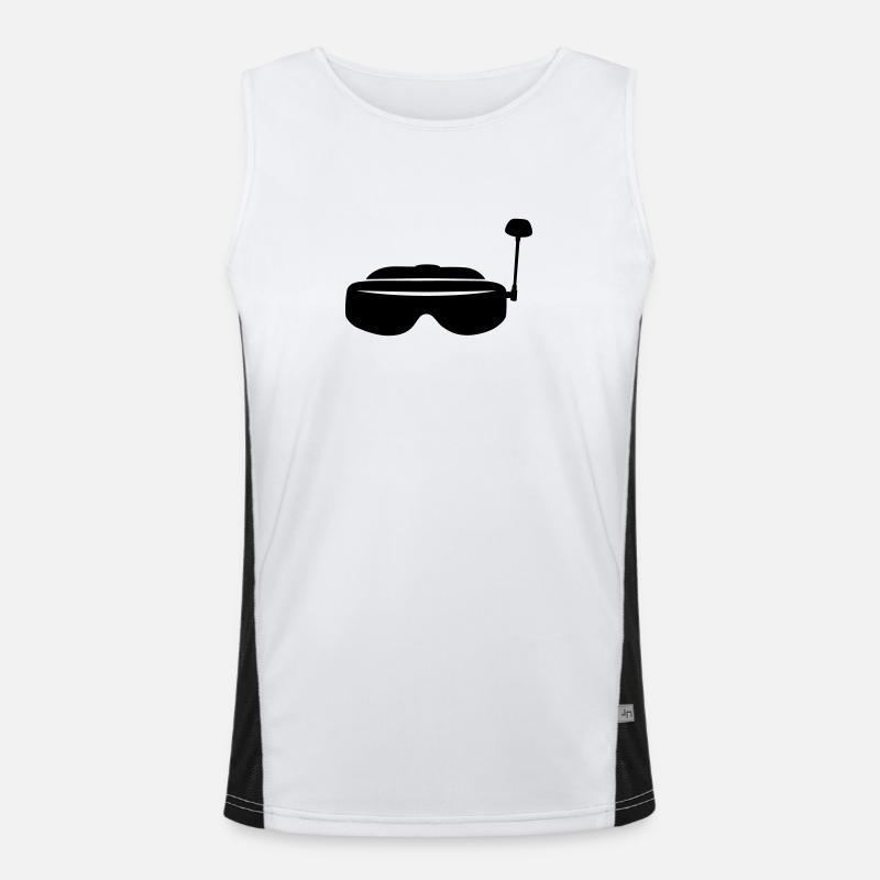 Lunettes FPV Débardeur respirant contrasté Homme 