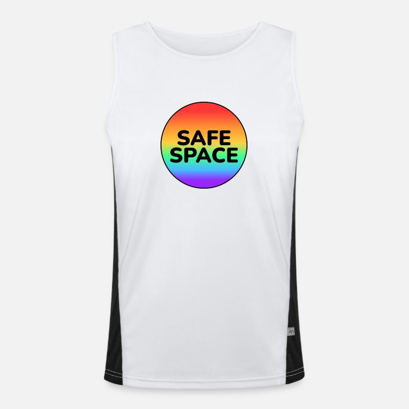 Espace sûr LGBT Débardeur respirant contrasté Homme 