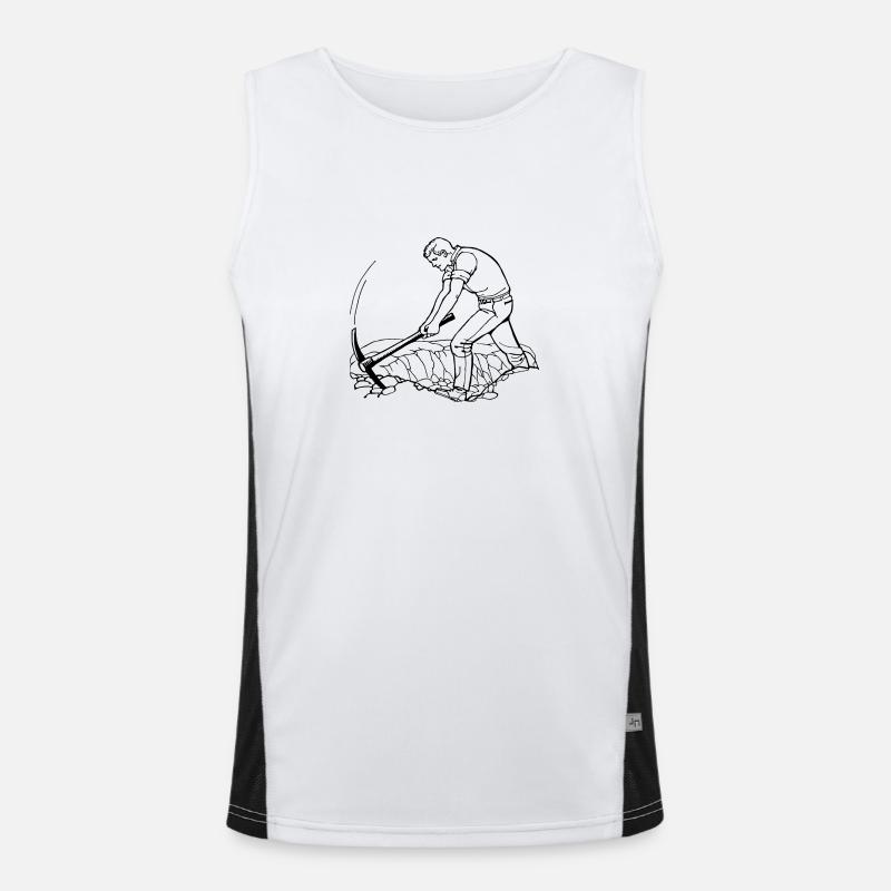 worker Men's Functional Contrast Tank Top 