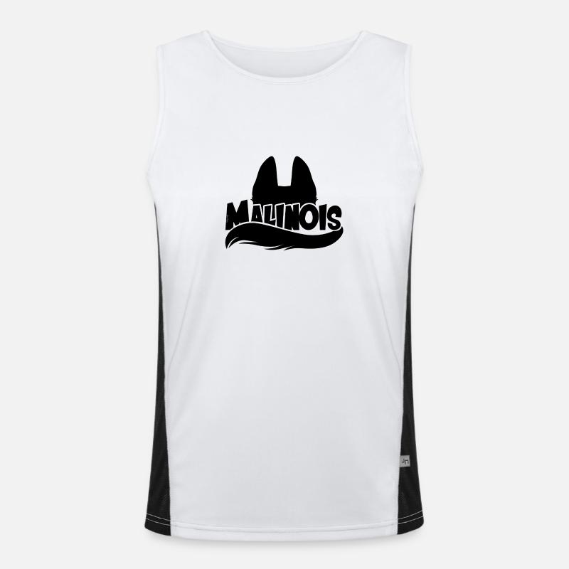 Silhouette Malinois Débardeur respirant contrasté Homme 