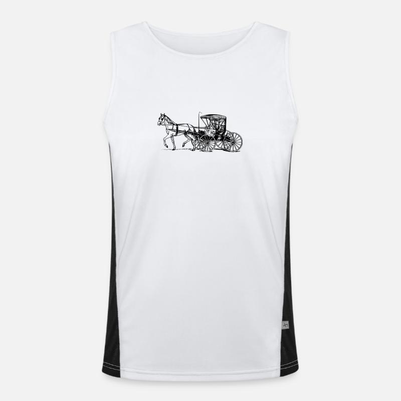 Kutsche Funktionelles Kontrast-Tank Top für Männer 