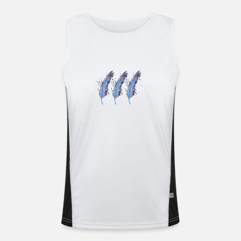 Ethno Travel Experience Men's Functional Contrast Tank Top 