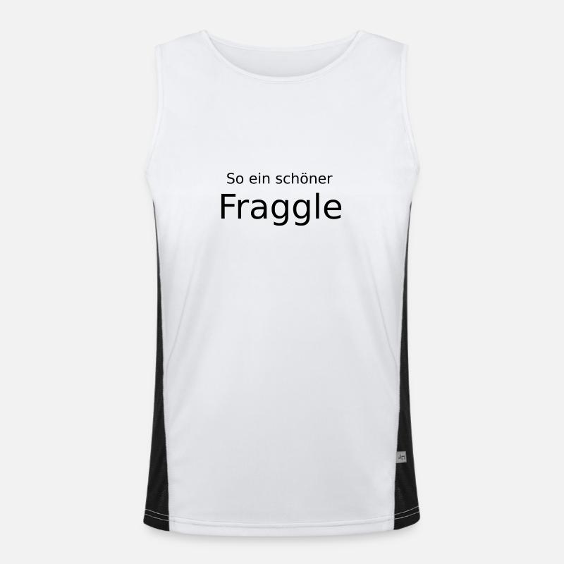 Schöner Fraggle! Funktionelles Kontrast-Tank Top für Männer 