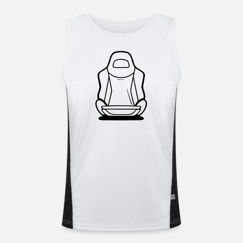 Hocker Funktionelles Kontrast-Tank Top für Männer 