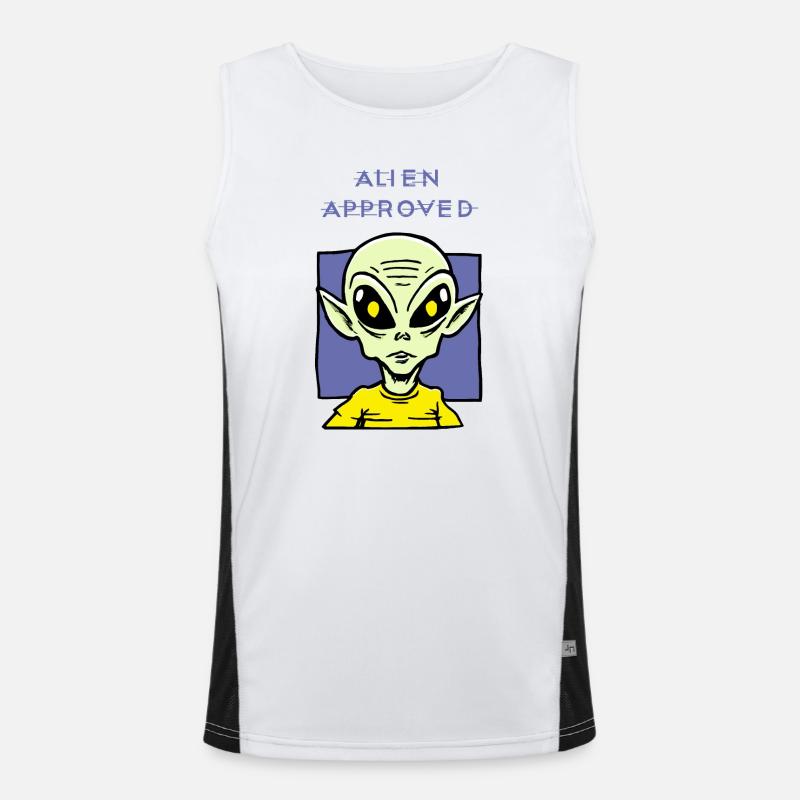 Conception Yellow Eye approuvée par Alien Débardeur respirant contrasté Homme 