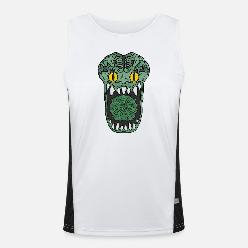 Émeraude Grotesque Croc Créature Débardeur respirant contrasté Homme 