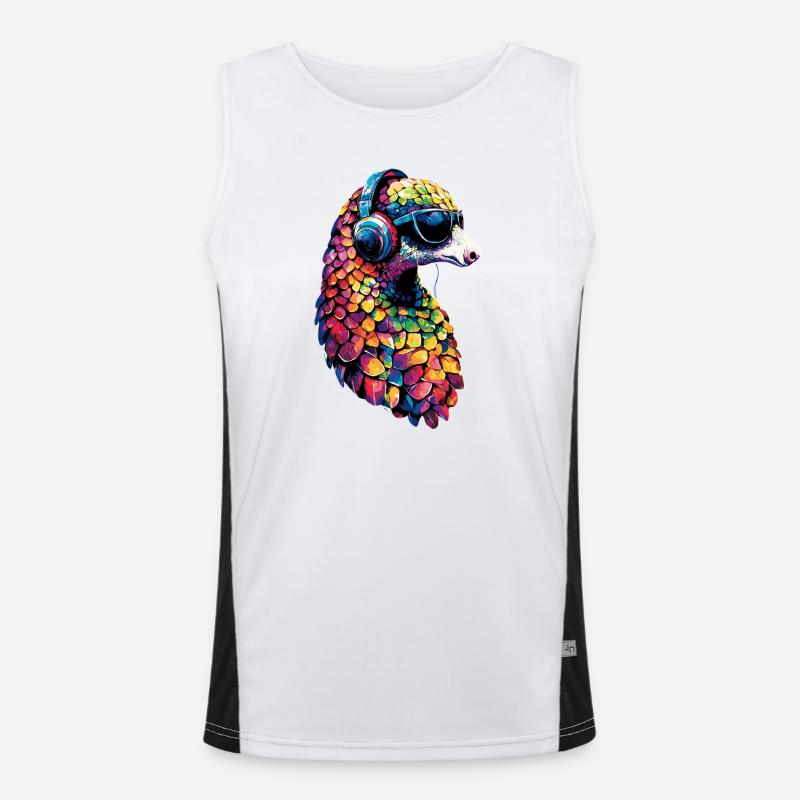 Pangolin Pangolin Pomme de pin Pangolins Débardeur respirant contrasté Homme 
