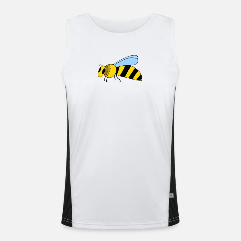 Bee Men's Functional Contrast Tank Top 