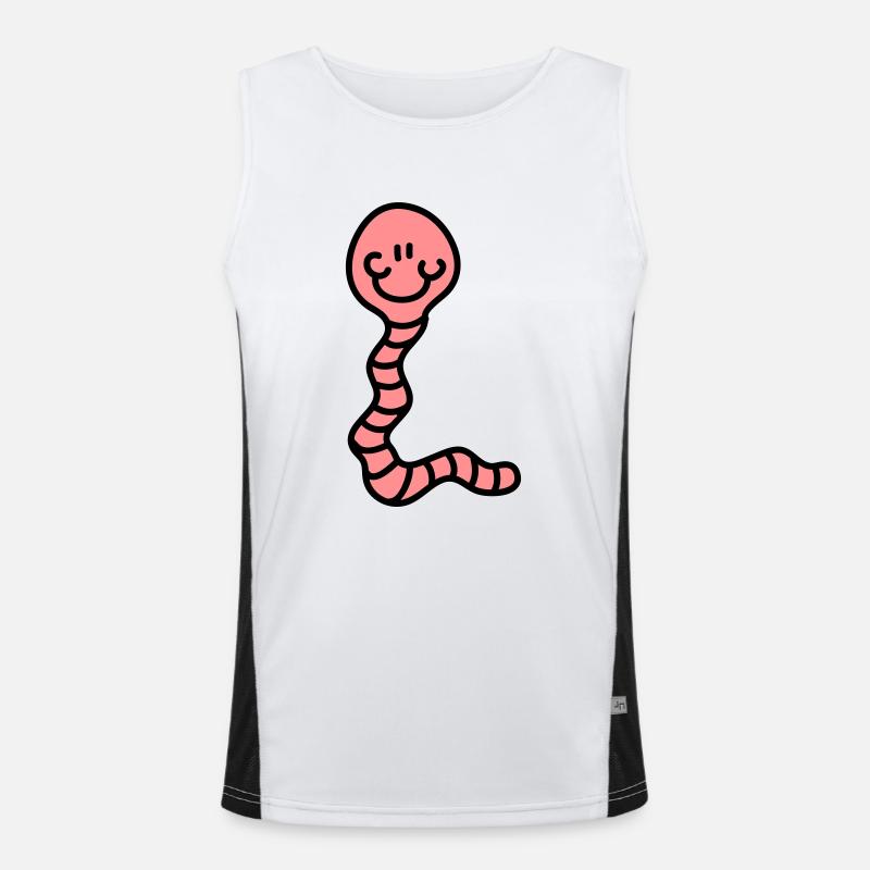 Worm Men's Functional Contrast Tank Top 