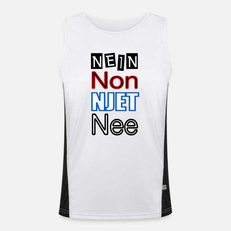 Nein Funktionelles Kontrast-Tank Top für Männer 