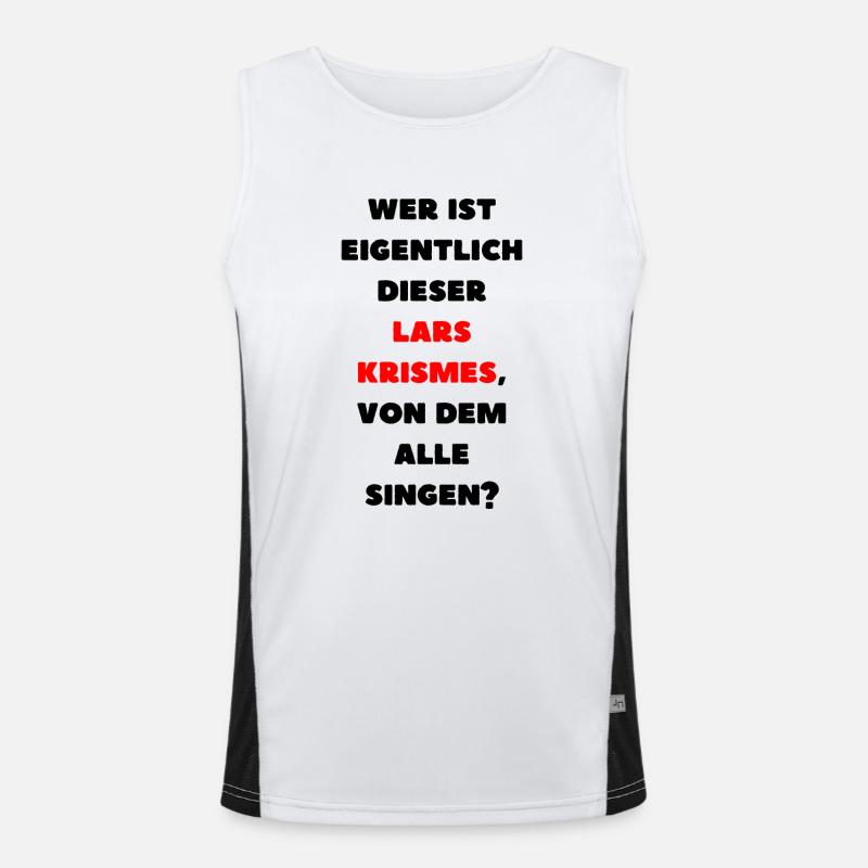 Wer ist eigentlich dieser Lars Krismes? Funktionelles Kontrast-Tank Top für Männer 