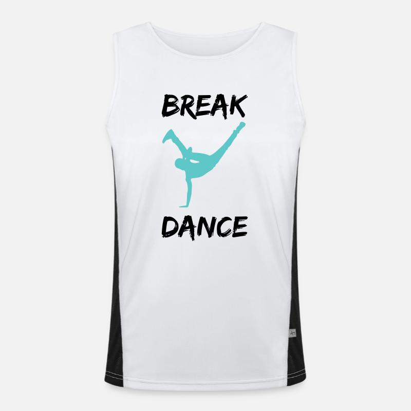 breakdancer bboy Funktionelles Kontrast-Tank Top für Männer 