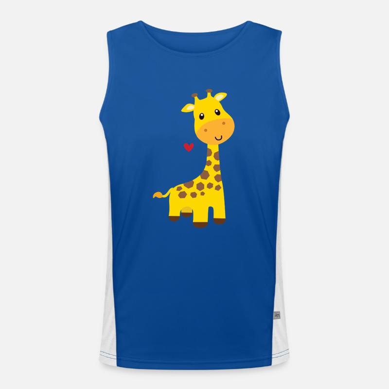 Giraffe Men's Functional Contrast Tank Top 