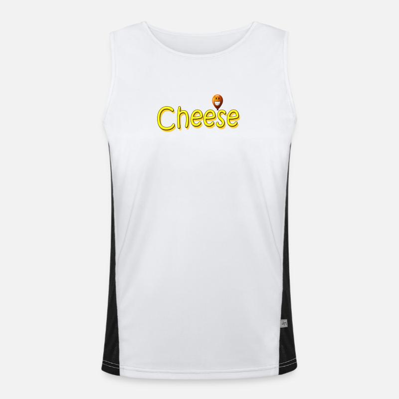 cheese Men's Functional Contrast Tank Top 