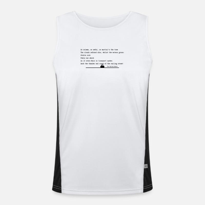 Curler marschieren Funktionelles Kontrast-Tank Top für Männer 