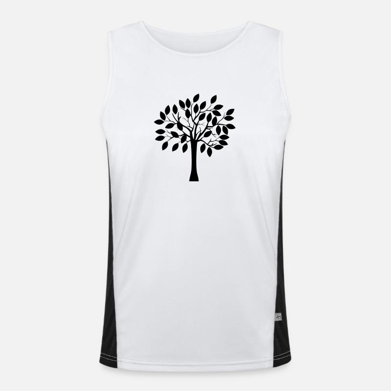 Baum Funktionelles Kontrast-Tank Top für Männer 
