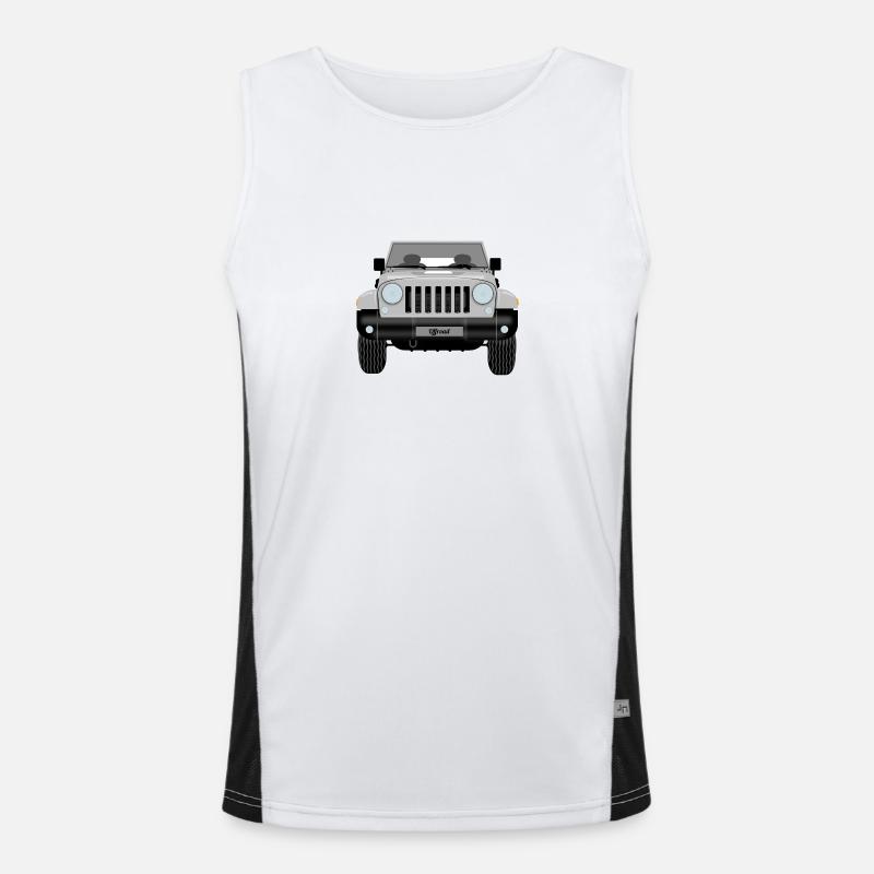 Jeep silver Débardeur respirant contrasté Homme 