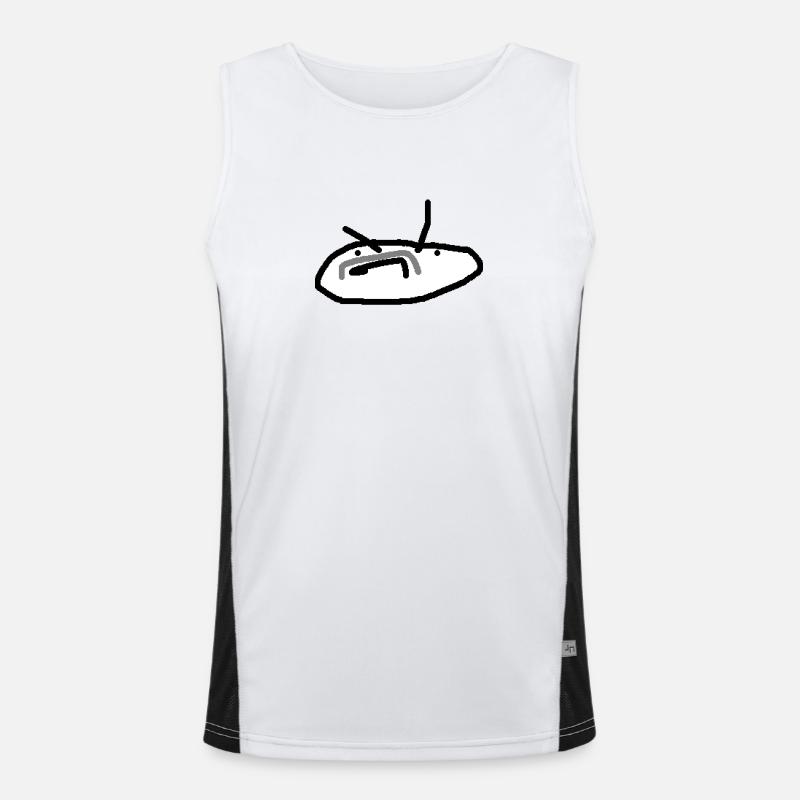 Noch ein wütender Mann Funktionelles Kontrast-Tank Top für Männer 
