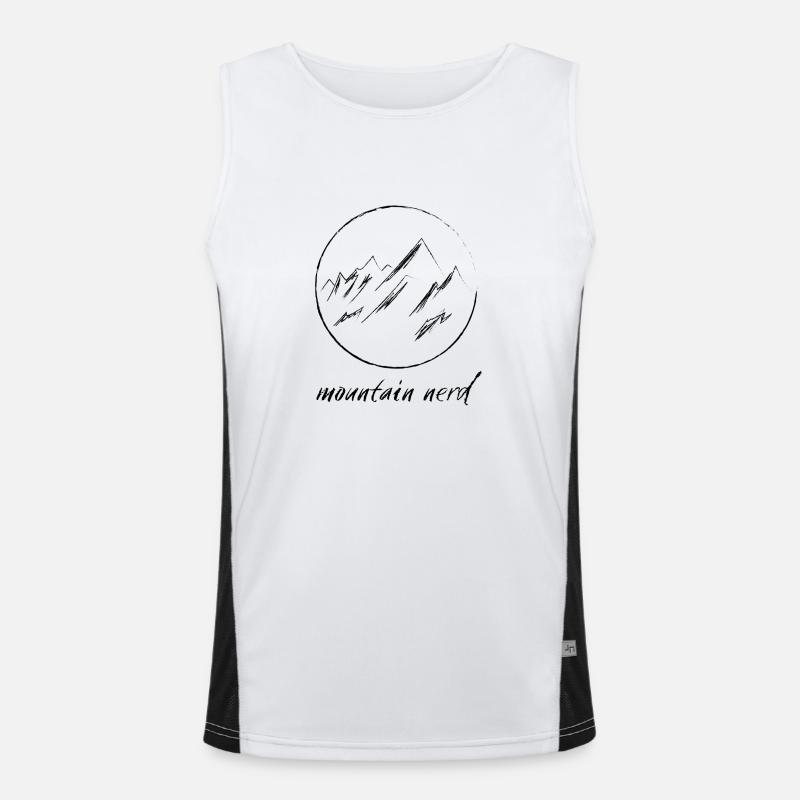 Berge Nerd / Mountain Nerd Men's Functional Contrast Tank Top 